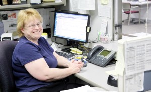 SEEKING ASSISTANCE: Department of Human Services employees guide clients to various resources. According to , more than 17,200 people in Mecosta and Osceola counties have qualified for some type of assistance each month in 2013. (Pioneer photo/Lauren Fitch)